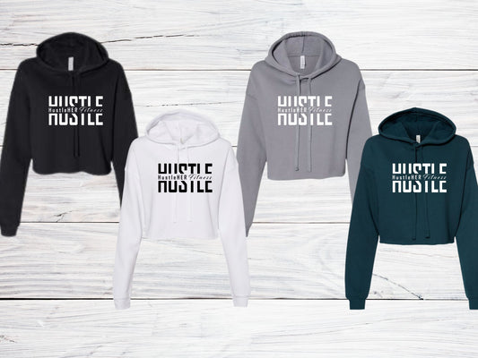 Hustle Cropped Hoodie